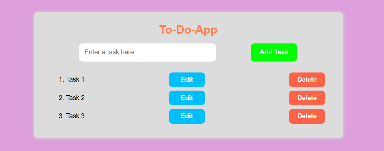 ToDo-App Website